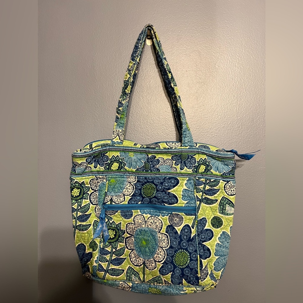 Vera Bradley Doodle Daisy Tote Bag